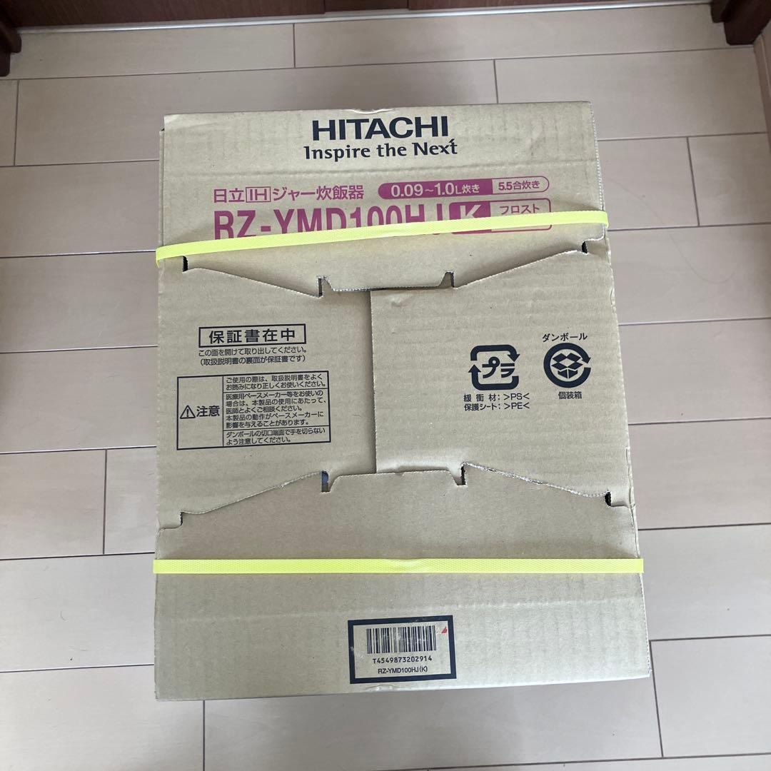 HITACHI 圧力式炊飯器 RZ-YMD100HJ-K ブラック