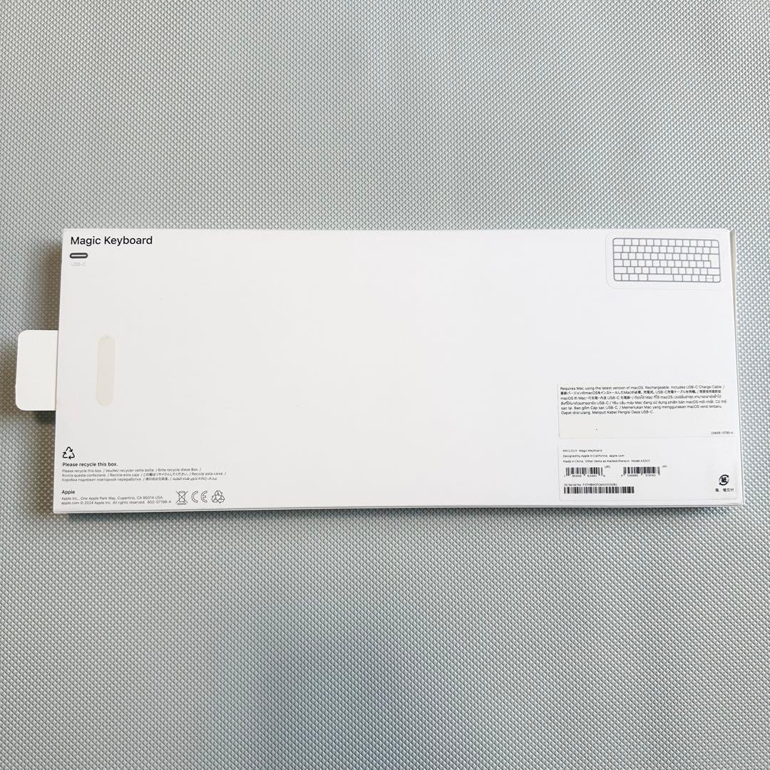 Magic Keyboard 日本語配列 テンキーレス USB-C A3203