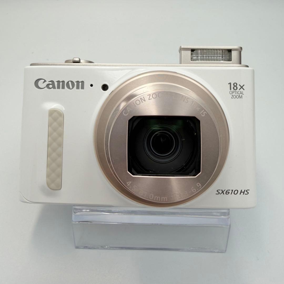 【動作確認済み】Canon PowerShot SX610 HS ホワイト 箱付