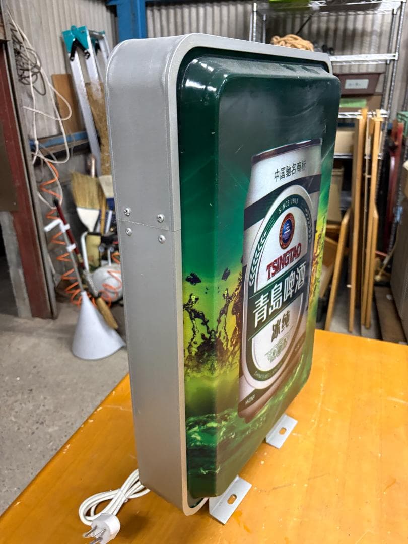 TSINGTAO 青島ビール LED電飾看板 中国輸入 ネオンサイン 店舗看板