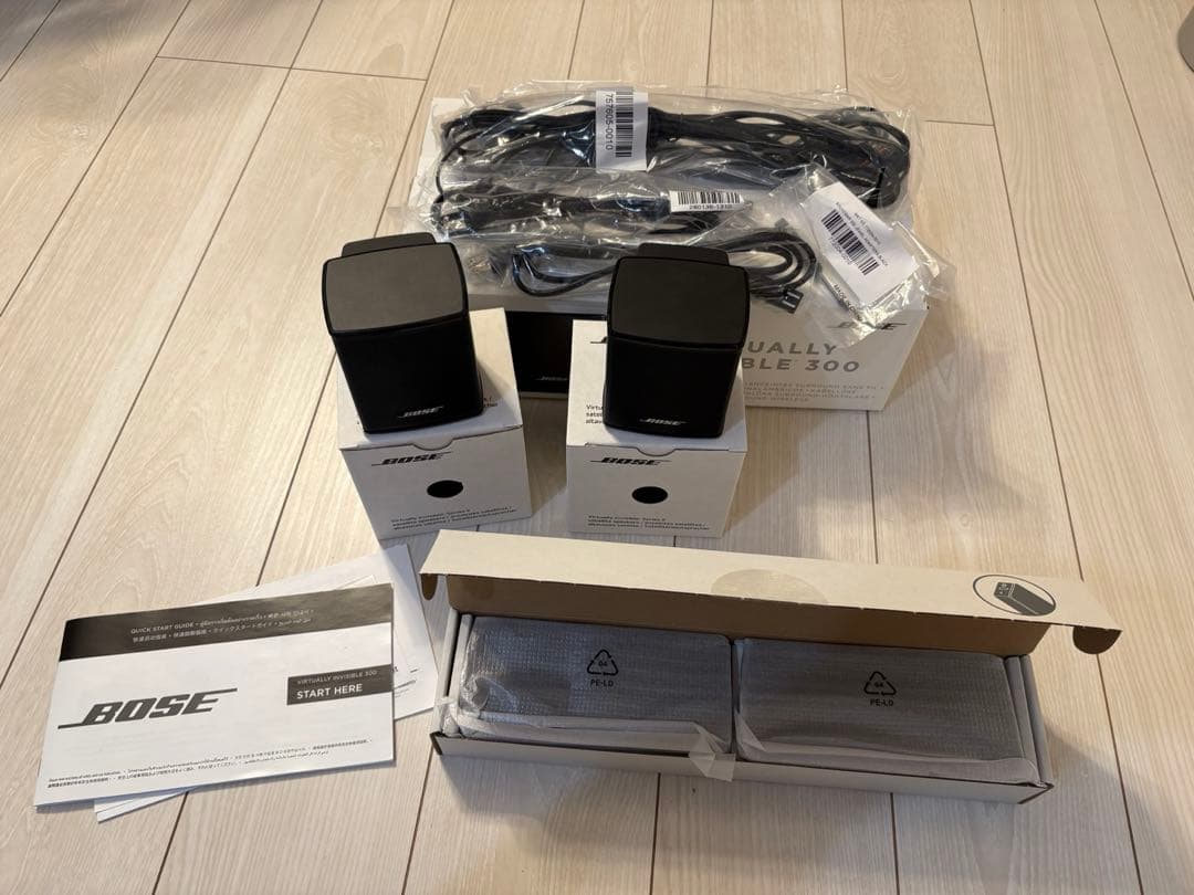【美品・完品】BOSE Virtually Invisible 300
