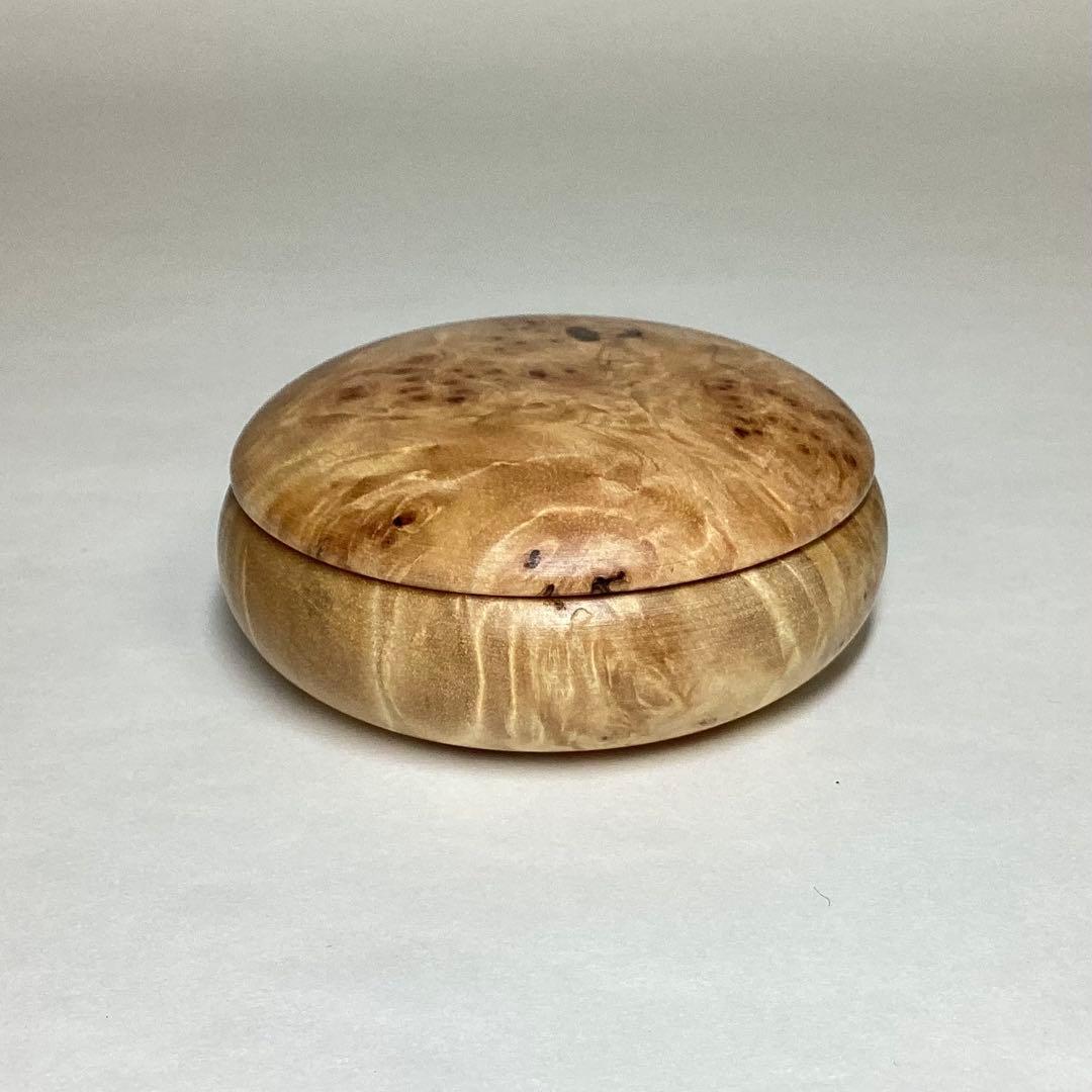 香合 平丸 竹一 木箱入 茶道具 古物品