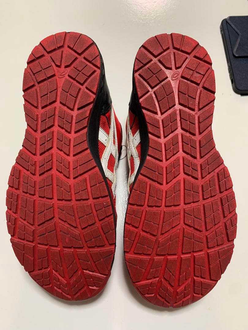 ASICS 安全靴 BOAシステム 赤 27,5cm