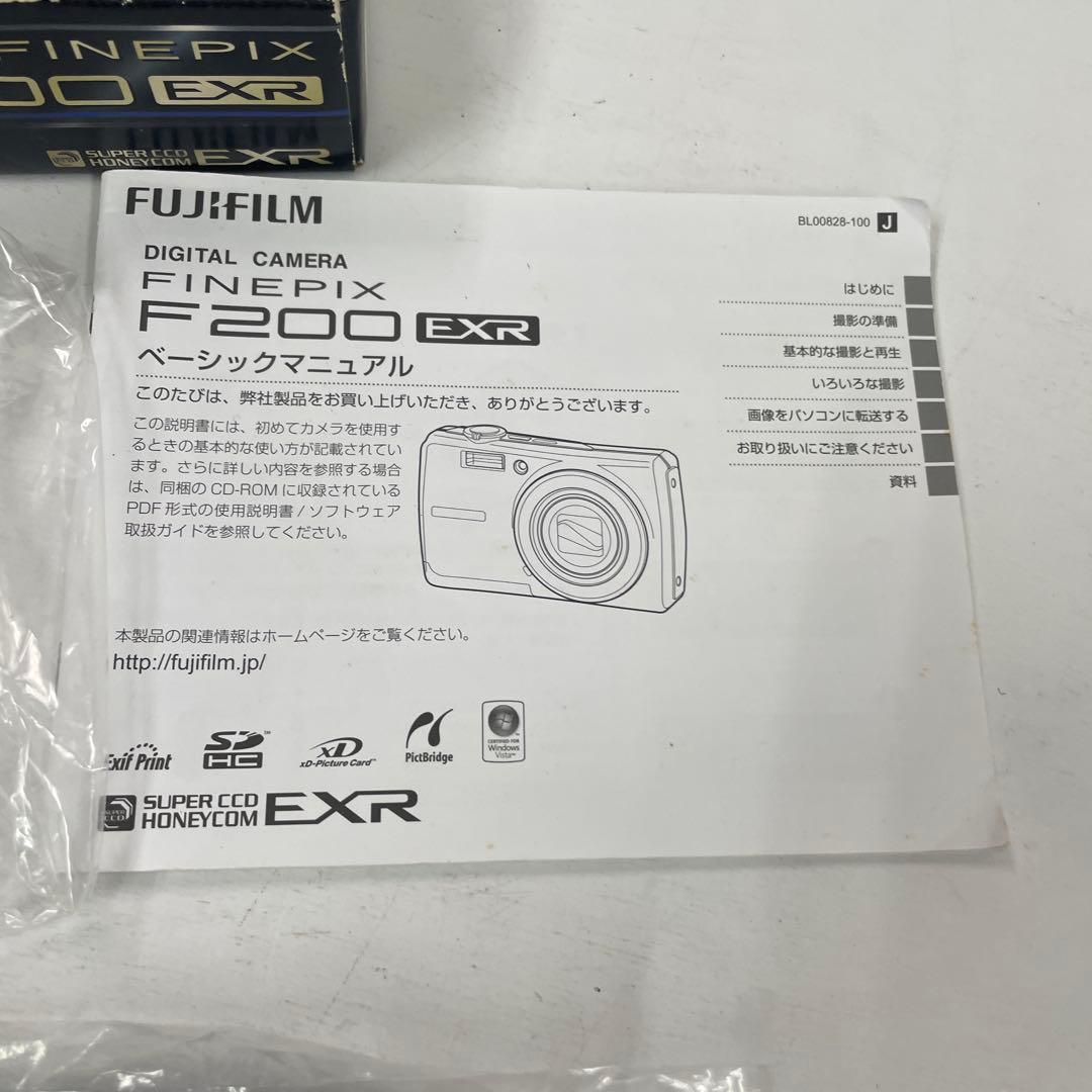【美品】フジフィルム　FUJIFILM FinePix F200EXR ゴールド