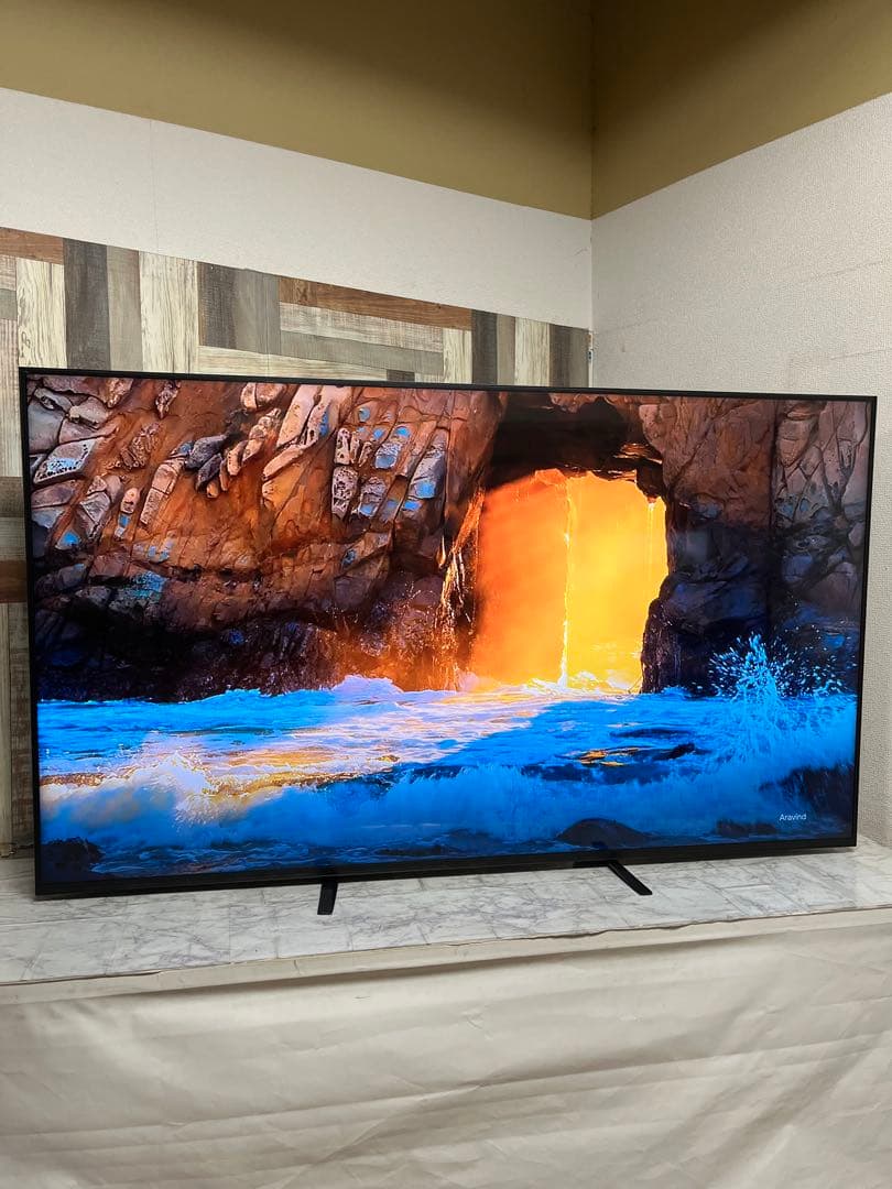 即日受渡❣️全国送料込ソニー65型4K液晶チューナーレスTVネット視聴OK