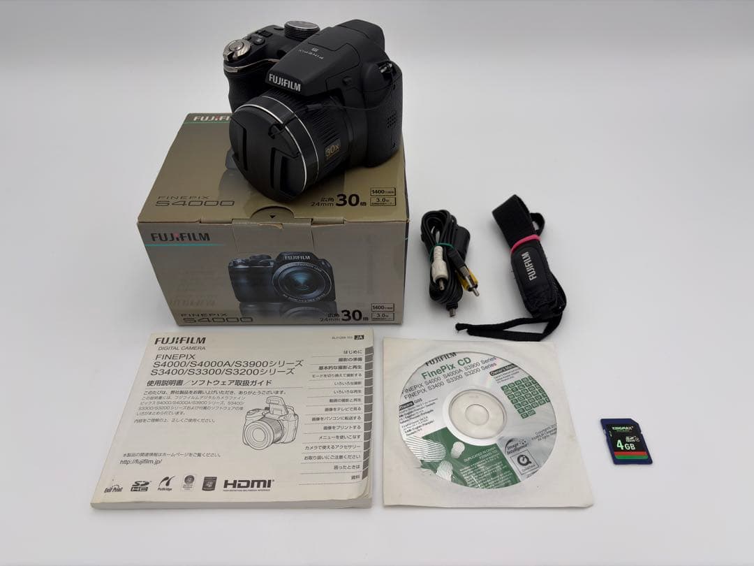 【美品】FUJIFILM FinePix S4000 デジタルカメラ