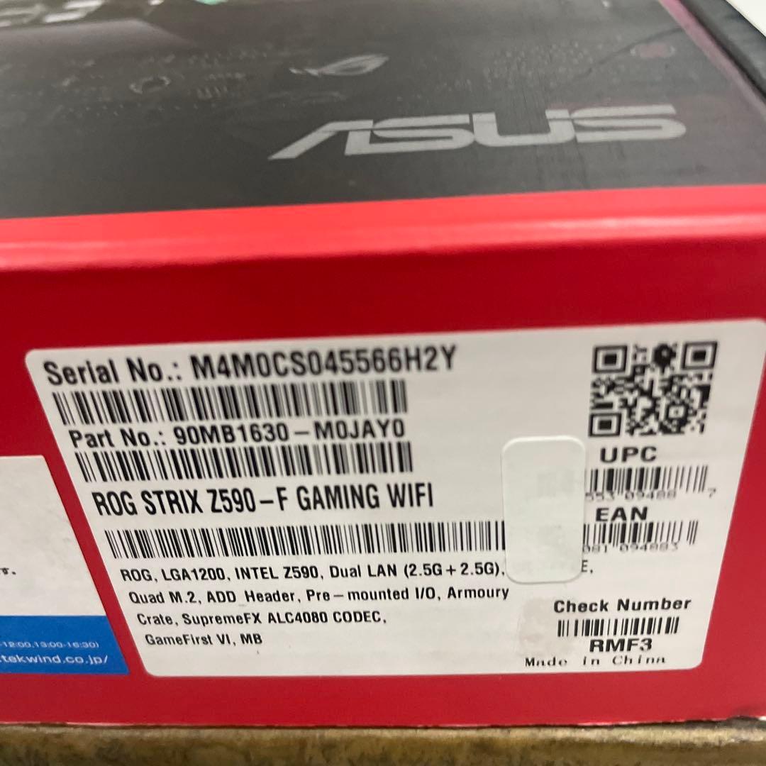 ASUS ROG STRIX Z590-F GAMING WIFI 2点