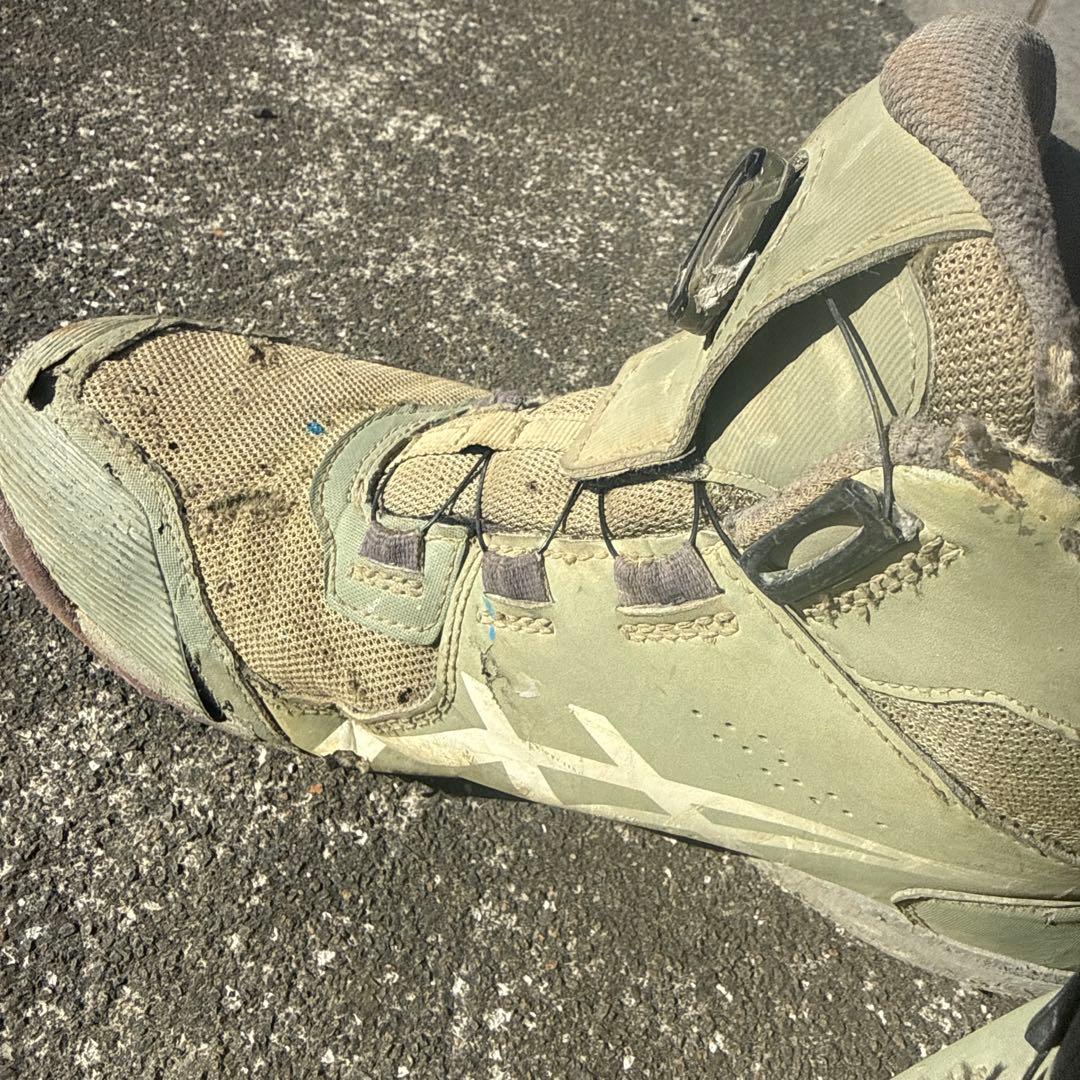 ASICS 安全靴 オリーブグリーン