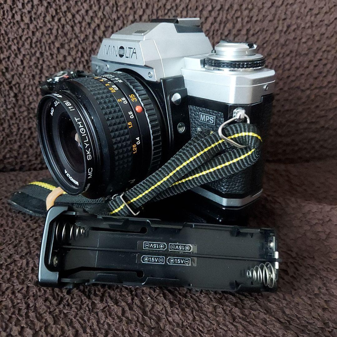 【希少シルバー】MINOLTA X-700 35mmf2.8　モータードライブ付