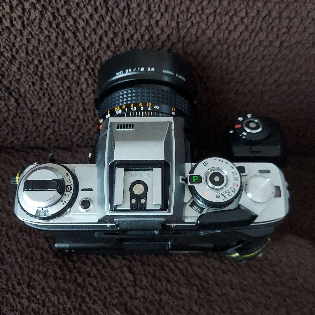 【希少シルバー】MINOLTA X-700 35mmf2.8　モータードライブ付