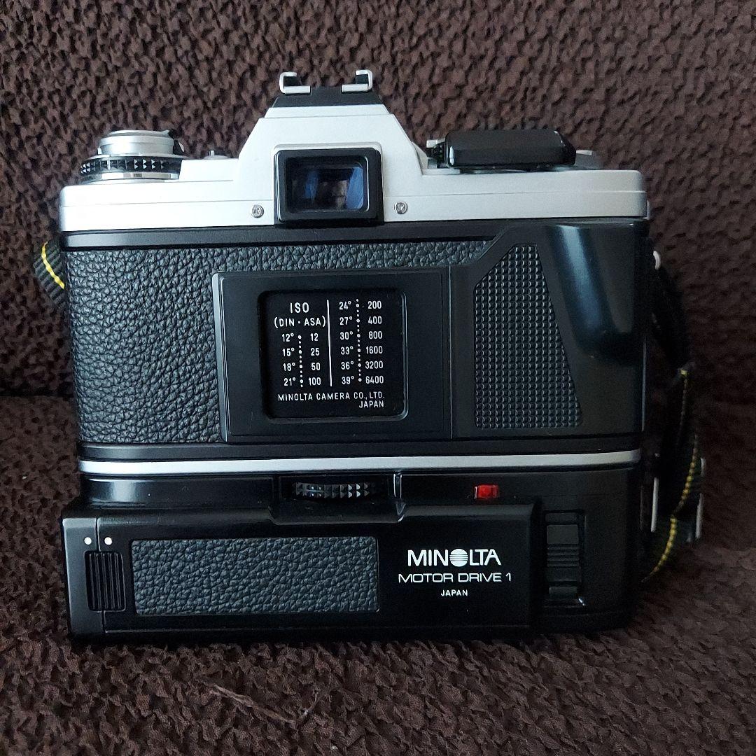 【希少シルバー】MINOLTA X-700 35mmf2.8　モータードライブ付