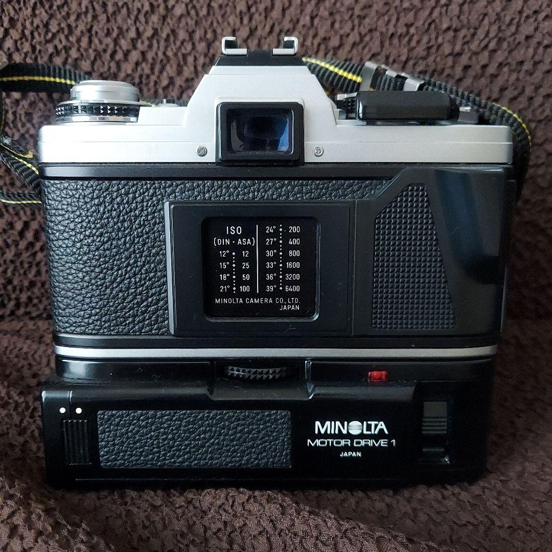 【希少シルバー】MINOLTA X-700 35mmf2.8　モータードライブ付