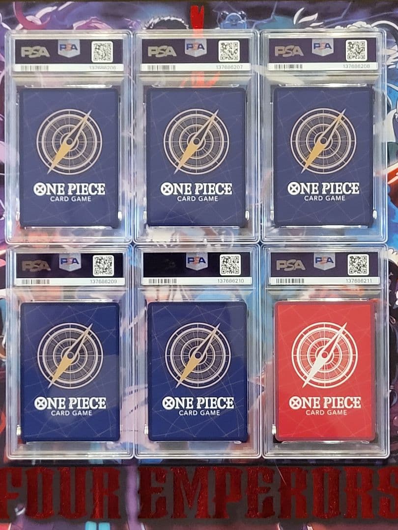 ☆五老星　6連番パラレル☆　PSA10　5枚　psa9　1枚　受け継がれる意思
