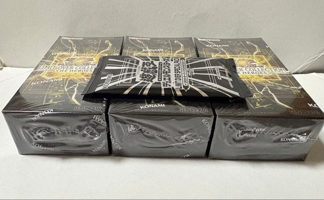 遊戯王 リミットオーバーコレクション ヒーローズ BOX シュリンク プロモ付き
