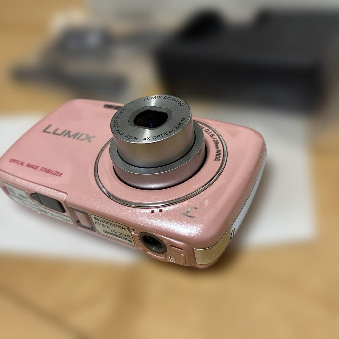 Panasonic LUMIX DMC-S1 ピンク　中古美品　付属品付き