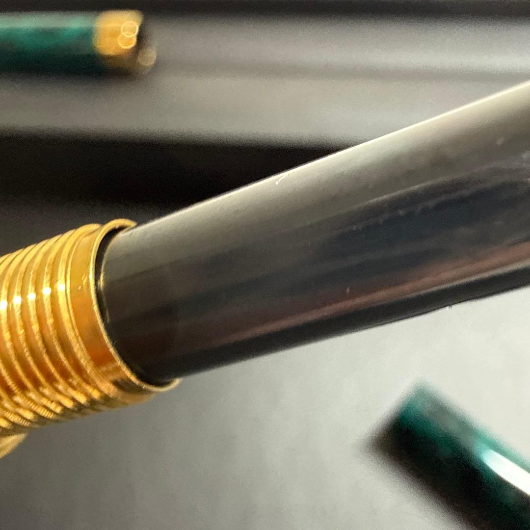 PARKER パーカー 万年筆 ソネット パターンラック グリーン 18K/M