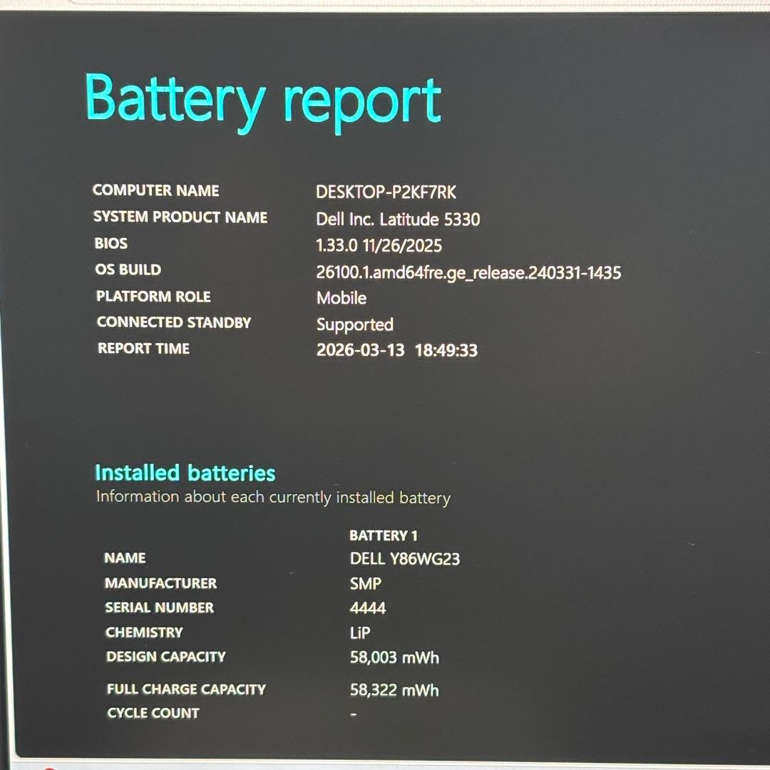 【バッテリー極良】i5第12世代✨DELL Latitude5330 高性能