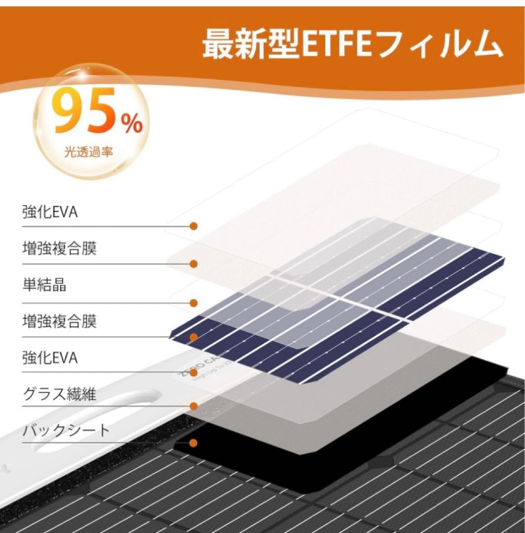 じ*ん様 ソーラーパネル 100W 折りたたみ式 ソーラーチャージャー 太陽光パ