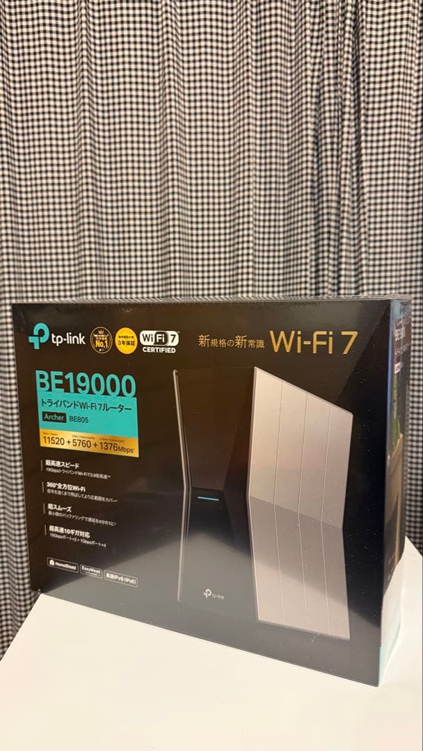 TP-Link WiFi 7 無線LANルーター Archer BE805