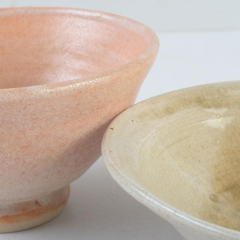 茶道具　日義窯　二代目　日義椿山作　茶碗　茶入　四点まとめて　V　A23