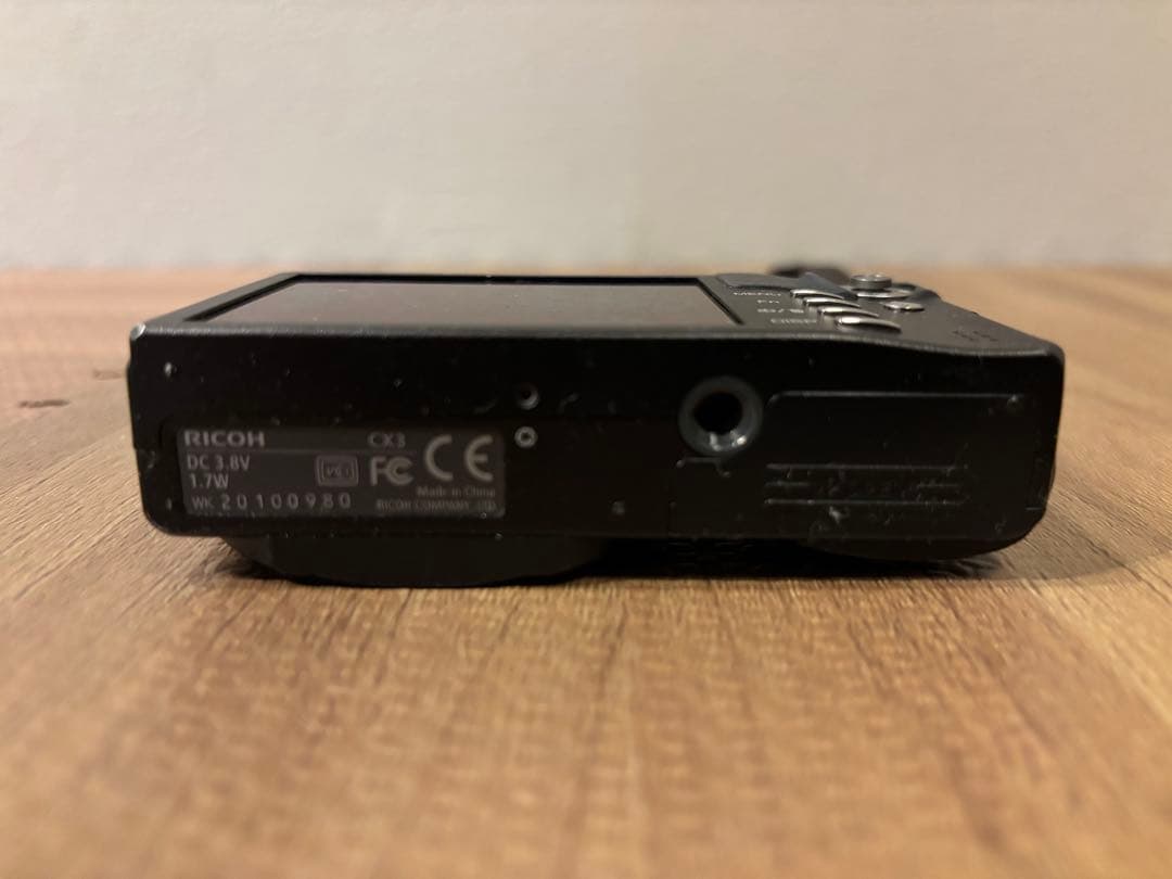 RICOH CX3 デジタルカメラ ブラック