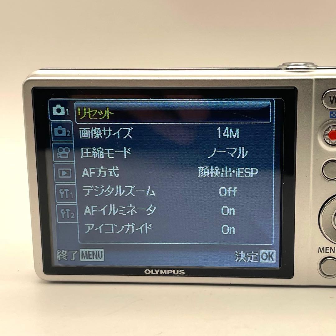 【美品】OLYMPUS オリンパス VG-140 シルバー デジタルカメラ
