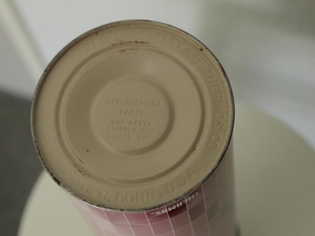 ポストモダン　オブジェ　幾何学模様　THERMOS ヴィンテージ 水筒