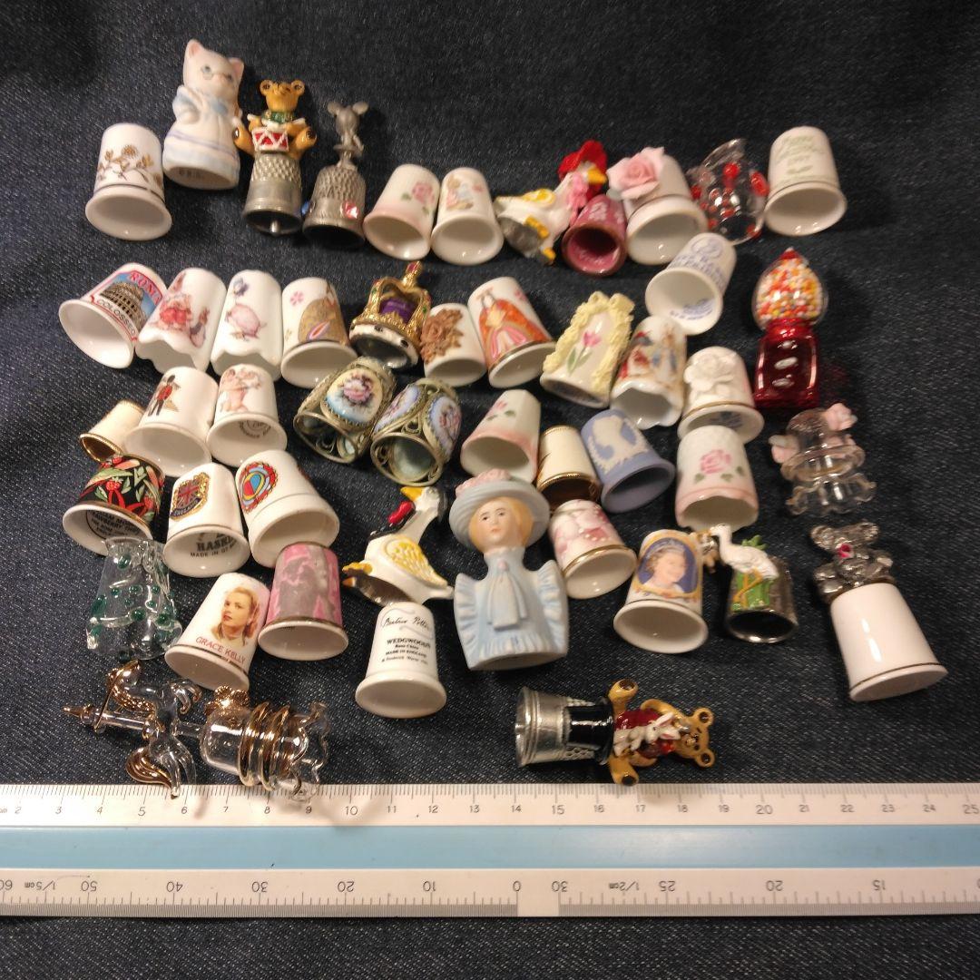 指貫　シンブル　裁縫　置物　まとめ　ビンテージ　中古品