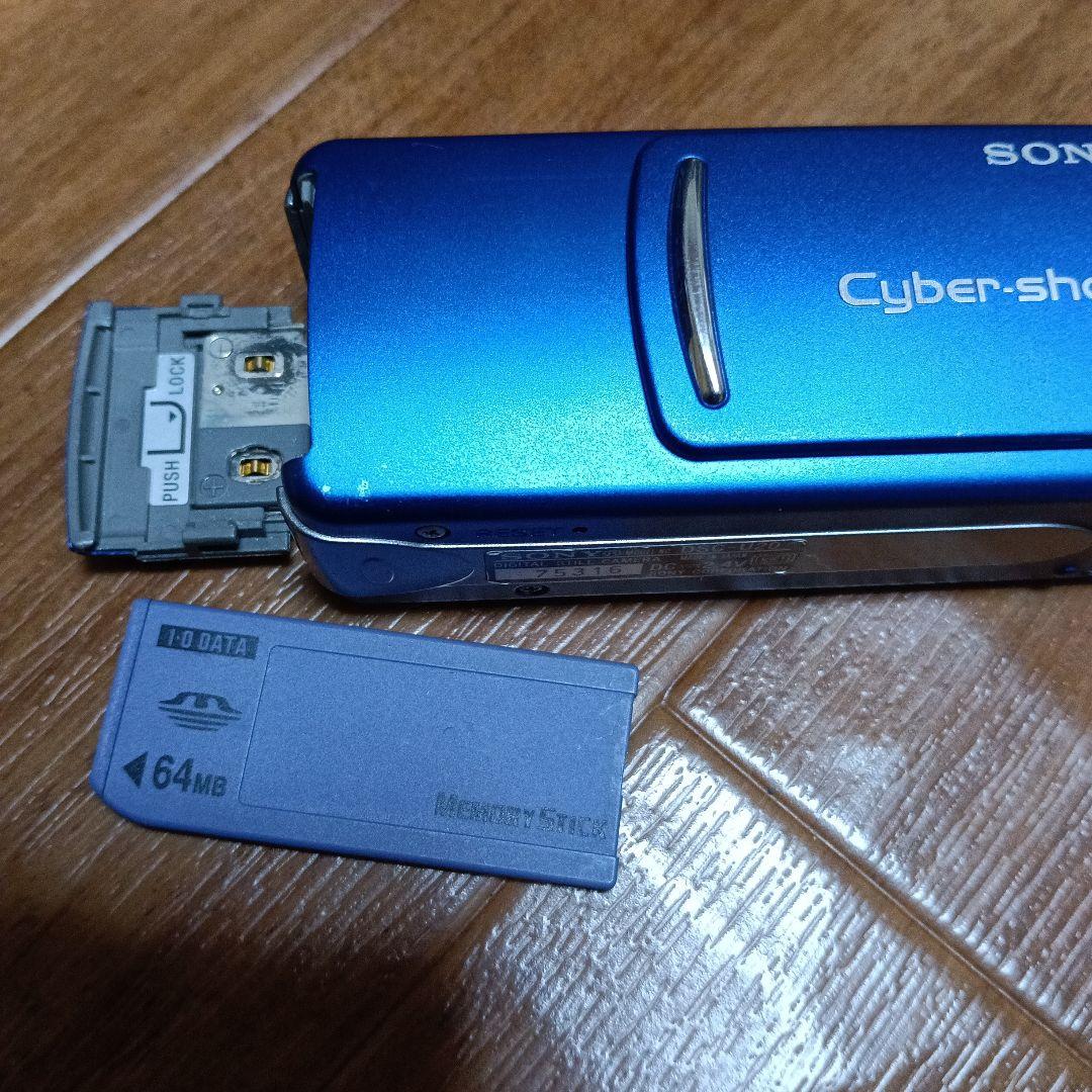 即決価格！動作品！ソニー　dsc-u20　メモリーカード64メガ　ケース付き！