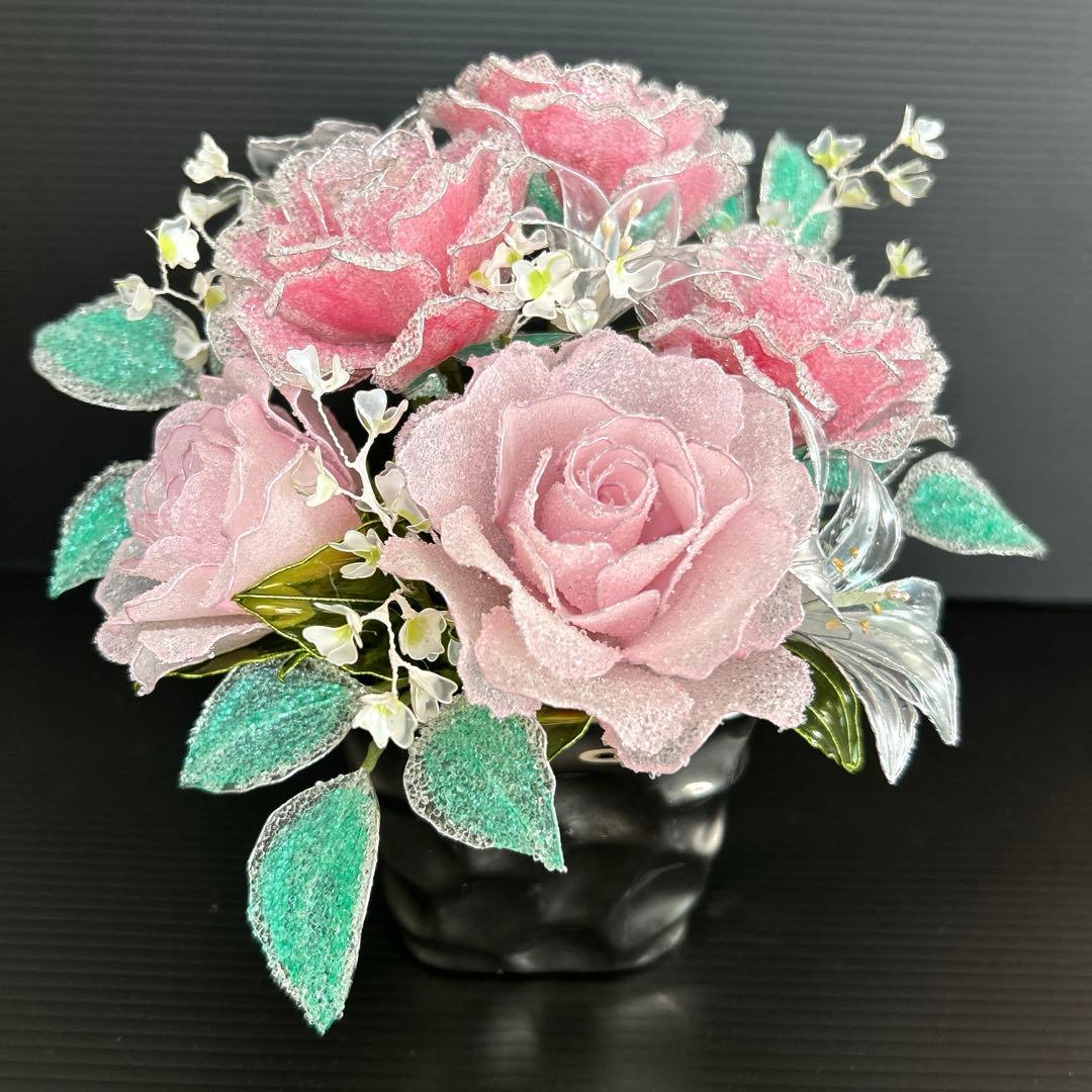 アメリカンフラワーディップフラワーピンク薔薇