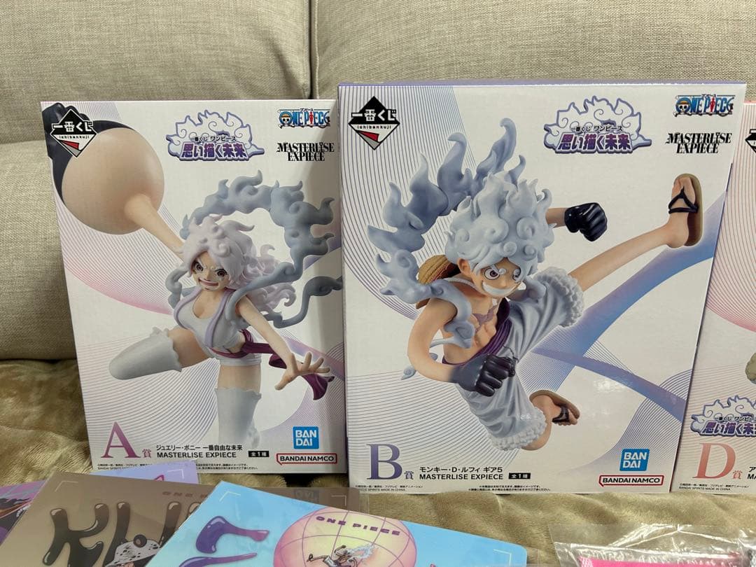 一番くじ　ワンピース　思い描く未来　ラストワン賞 A賞 B賞 D賞E賞 セット