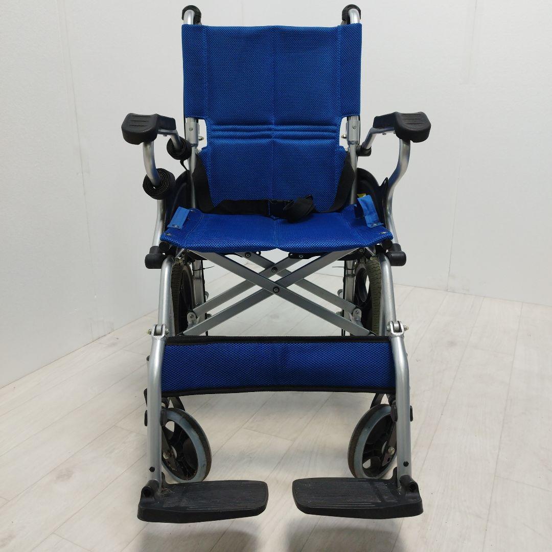 【引き取り】Care-Tec Japan 折り畳み式 介助用 車椅子 アルミ製