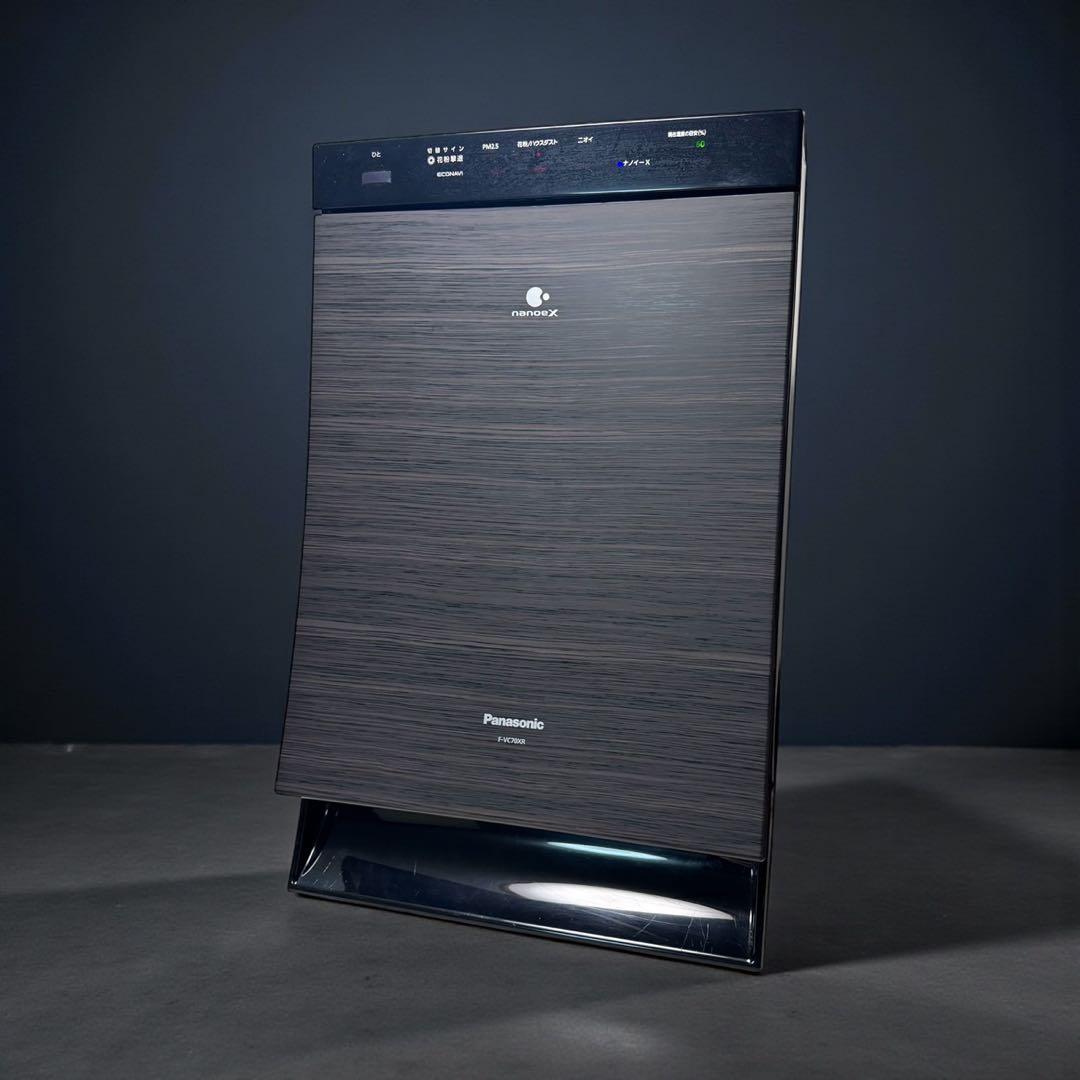 Panasonic F-VX70XR 空気清浄機 木目調 2019製　動作確認済