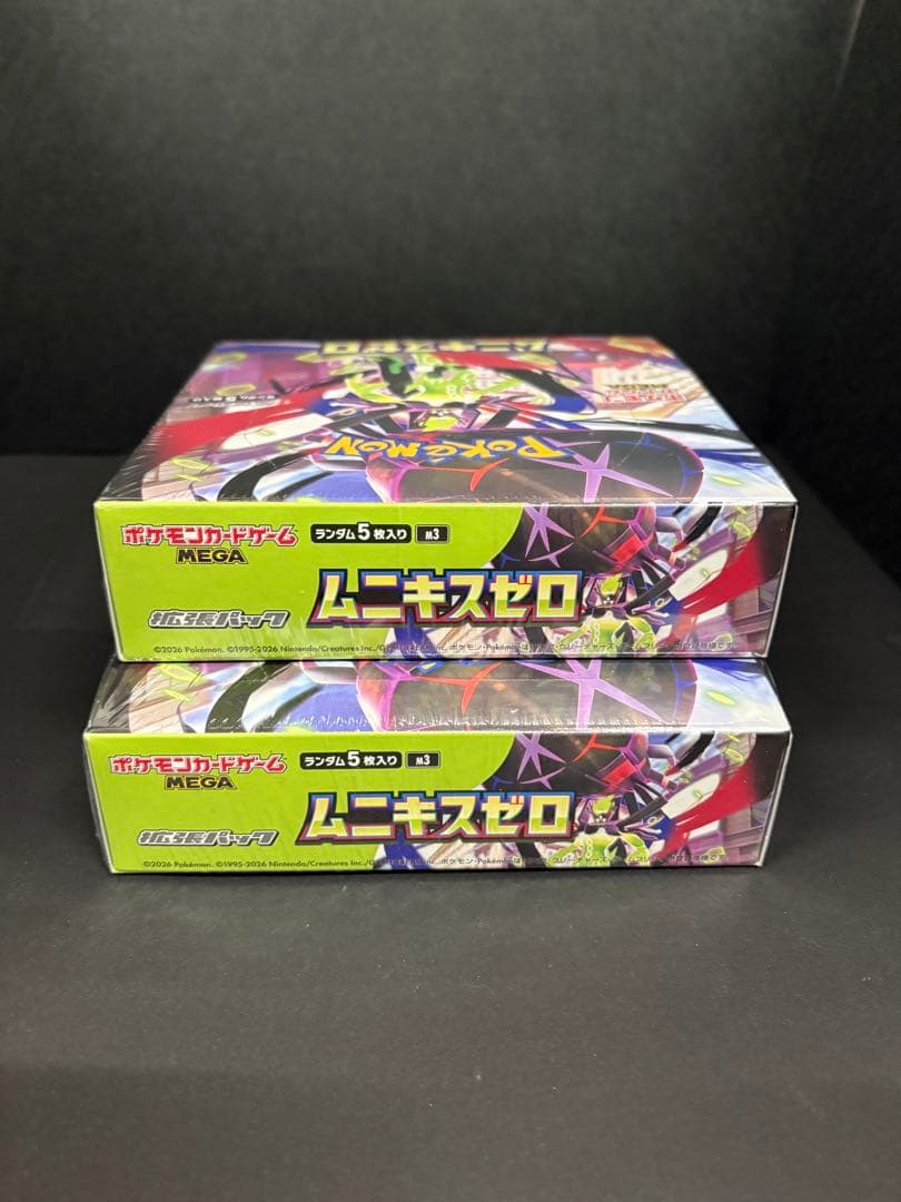 ポケモンカード　ムニキスゼロ4BOX シュリンク付き