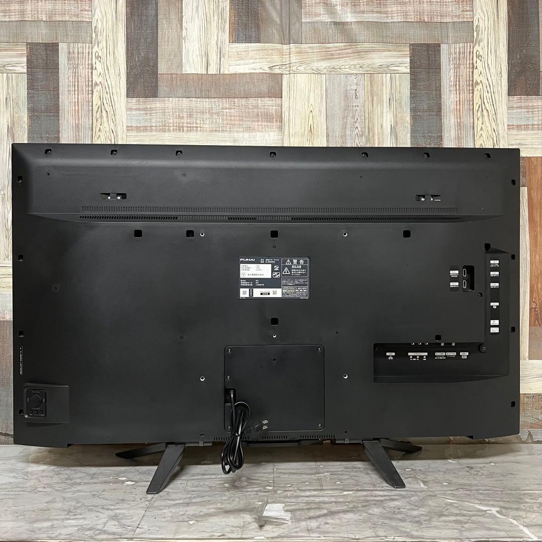 全国送料込❣️フナイ49型4KテレビHDD録画機能付YouTube、Netflix