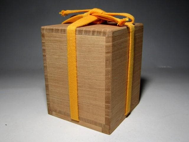千家十職 指物師 駒沢利斎 鈴虫蒔絵 中棗 表千家十三代 即中斎花押 e240