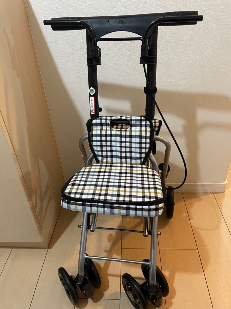 【美品】幸和製作所 シルバーカー SICP02 シプール チェック柄