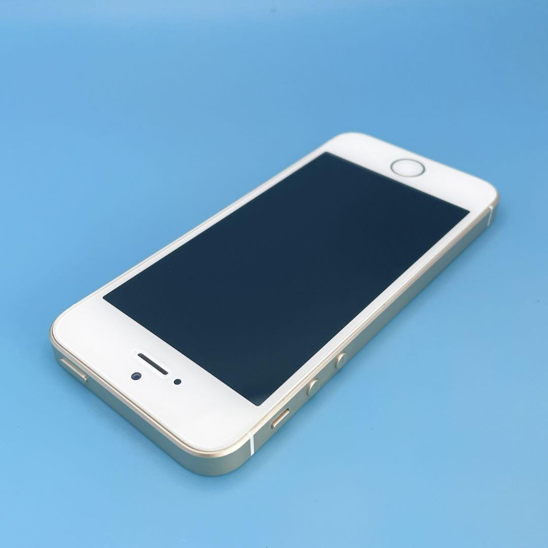 【美品】iPhone SE 64GB バッテリー87% SIMフリー ゴールド