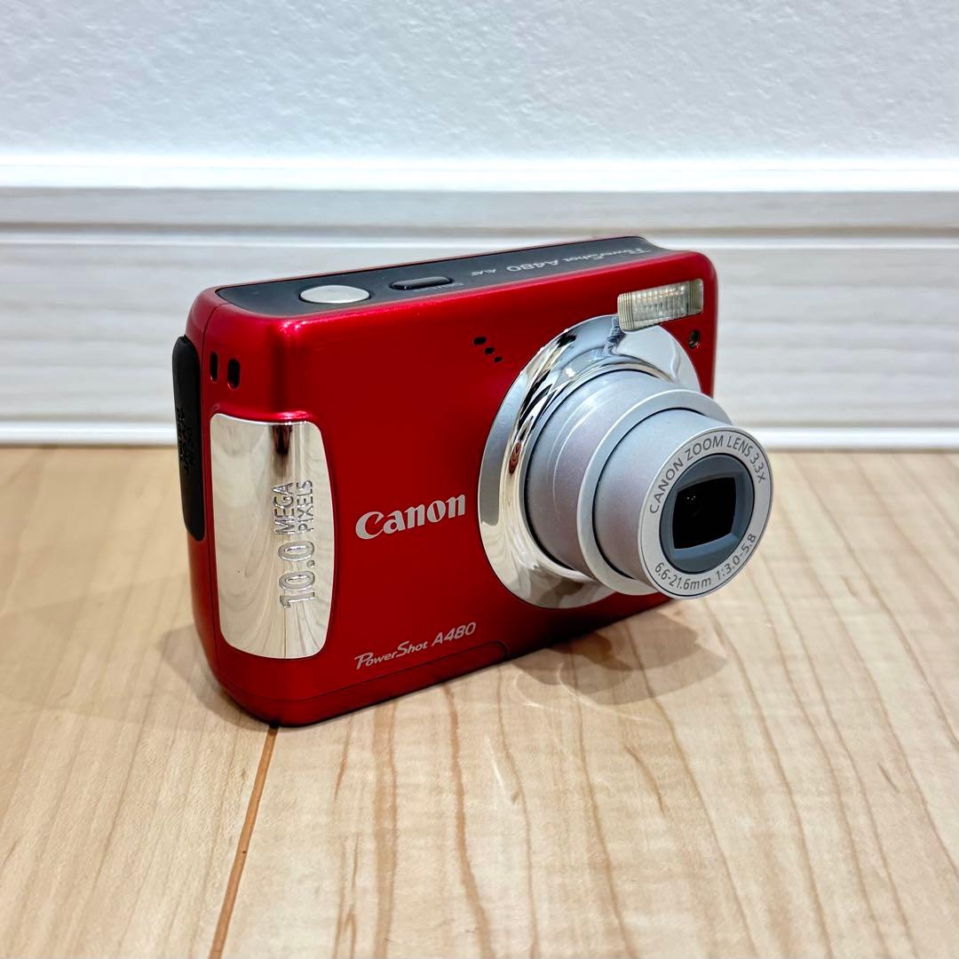 【美品】　Canon キャノン PowerShot A480 動作確認済　乾電池