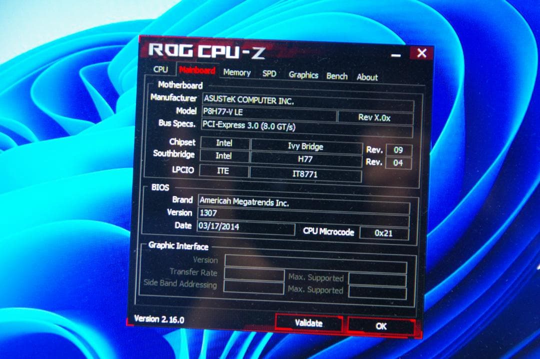 P8H77-V LE +i5-3750K+16GBメモリー+SSD　120GB付