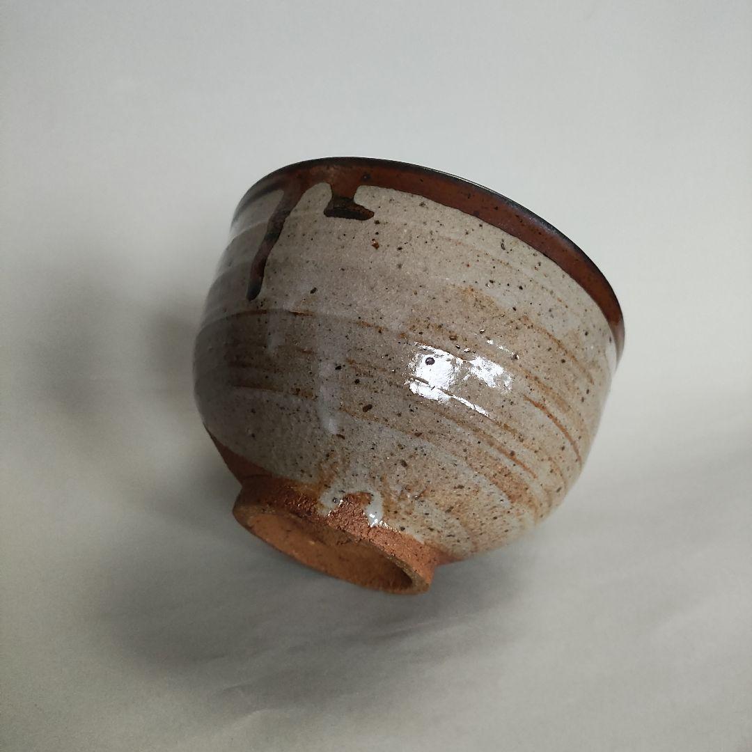 小次郎窯(西岡小十)　唐津皮鯨茶碗