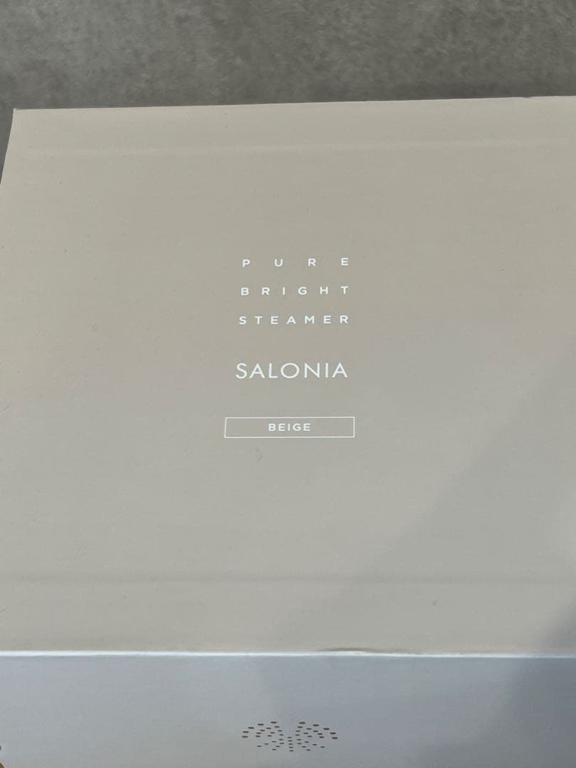 新品SALONIA サロニア ピュアブライト スチーマー SAL22207BE