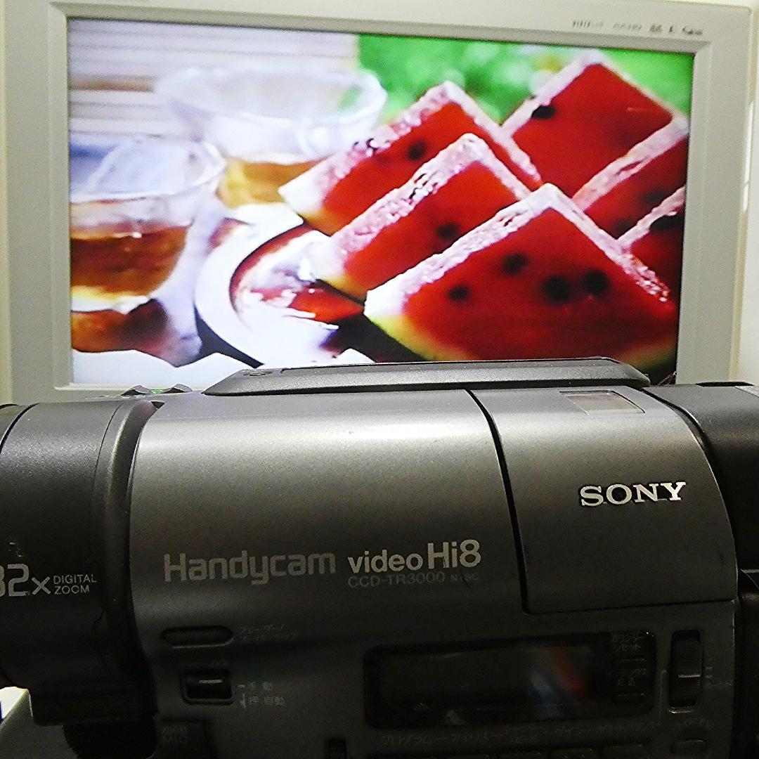 動作良好 ソニーVideoHi8 CCD-TR3000 8ミリビデオ　DVD化に