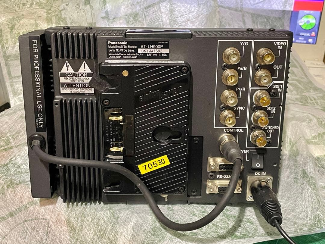 プロ用Panasonic ポータブルモニターBT-LH900P USED