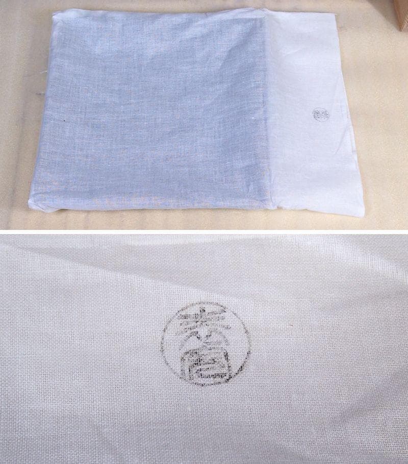 【未使用】京塗 三代目京塗師:川瀬表完作 一閑片木目 四方盆 茶道具/お点前道具