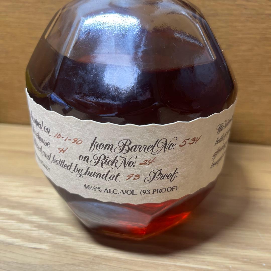 【古酒｜未開封】ブラントン　Blanton バーボンウイスキー 1990年製