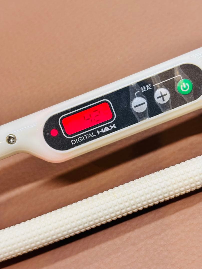超美品　デジタルMAX 理容アイロン 5角　4㎜ /レンツアイロン