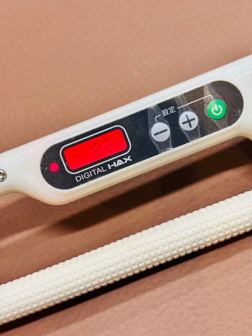 超美品　デジタルMAX 理容アイロン 5角　4㎜ /レンツアイロン