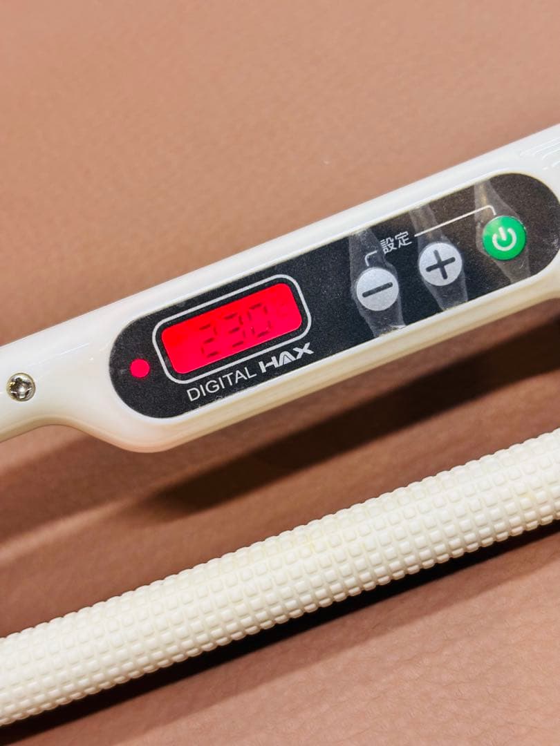 超美品　デジタルMAX 理容アイロン 5角　4㎜ /レンツアイロン