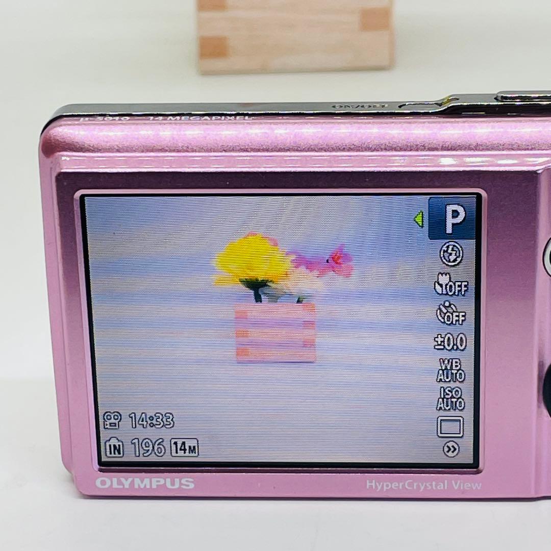 ★美品★ OLYMPUS コンパクトデジタルカメラμ-5010 ピンク